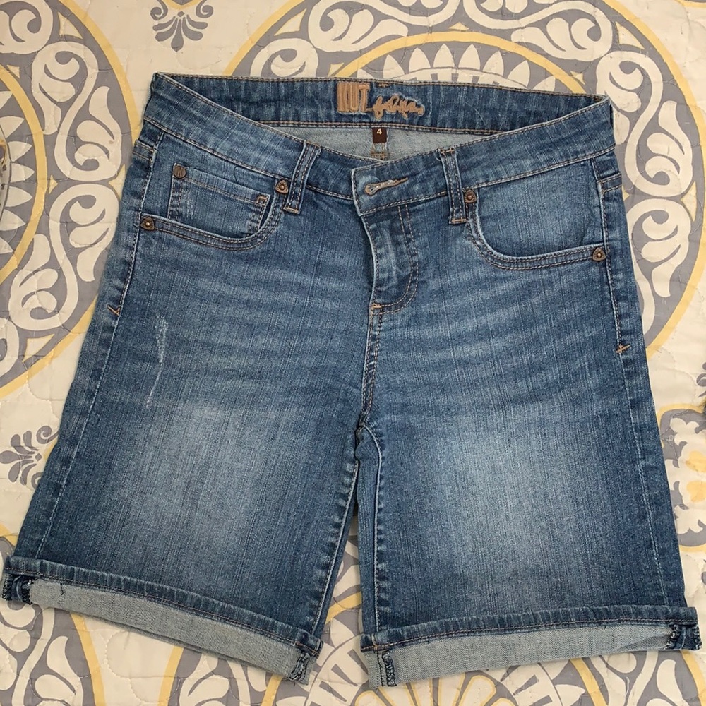 8” Denim shorts